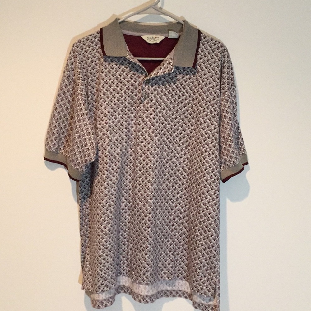 🔴Reebok Men’s L golf polo shirt